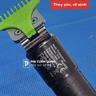 Thay pin máy tông đơ cắt tóc Trimmer 962