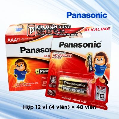 Hộp 12 đôi pin đũa Panasonic Alkaline AAA LR03