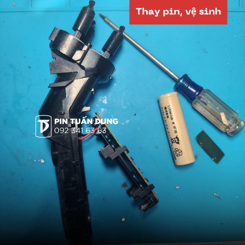  [PTD] Thay pin máy cạo râu khô và ướt Philips Razor Series 3000 S3230