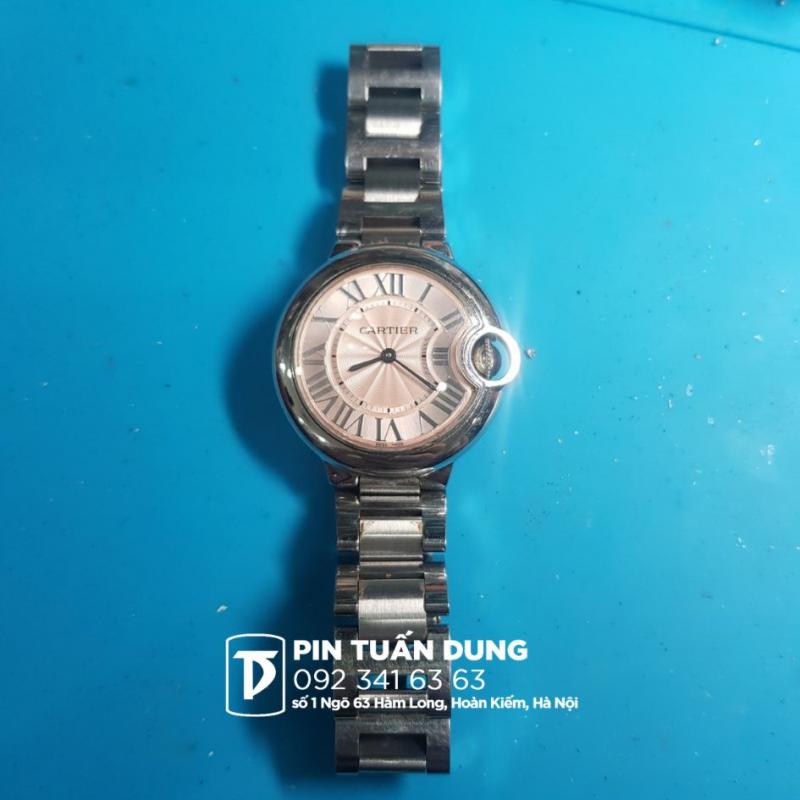 Thay pin đồng hồ Cartier Ballon Bleu 33mm