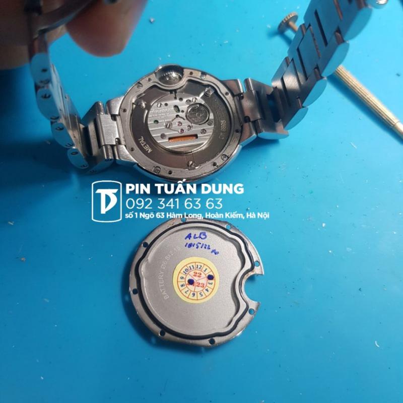 Thay pin đồng hồ Cartier Ballon Bleu 33mm