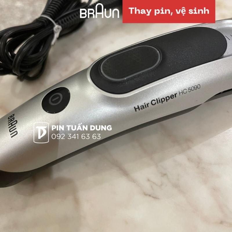 Thay pin tông đơ cắt tóc Braun Hair Clipper HC 5090