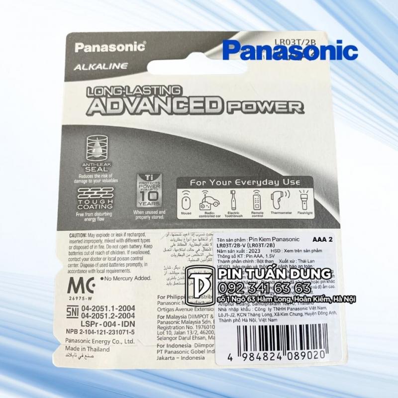 Pin đũa Panasonic Alkaline AAA LR03